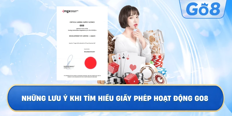 Những Lưu Ý Khi Tìm Hiểu Giấy Phép Hoạt Động GO8